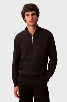 Мужская черная кофта SUPIMA Черный XL Calvin Klein LV040BM356