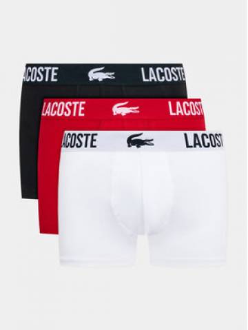 Lacoste Набір з 3 пар боксерів 5H3321 Чорний Lacoste Набір з 3 пар боксерів 5H3321 Чорний