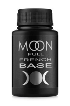 Уценка! База-френч Moon Full French Base UV/LED, 14 серый с шиммером, 30 мл