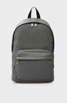 Мужской серый рюкзак EMBLEM AOP EMBOSS Серый ONESIZE Calvin Klein LV04D3202G
