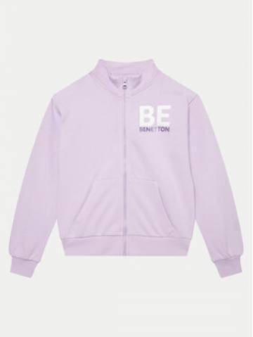 United Colors Of Benetton Світшот 3J68C503Y Фіолетовий Regular Fit United Colors Of Benetton Світшот 3J68C503Y Фіолетовий Regular Fit