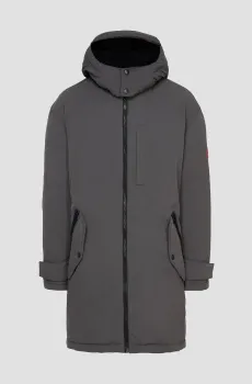 Мужская серая парка Серый L HUGO 50495817;023