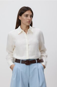 Reserved - Шорти з плетеним ременем - світло-блакитний - 071JL-50X