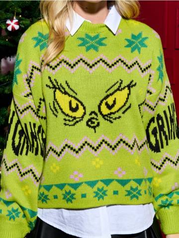 Джемпер Grinch - різнобарвний Джемпер Grinch - різнобарвний