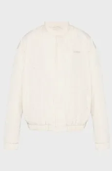 Женский белый бомбер Белый S Guess V6RL03.WL132;G1FV