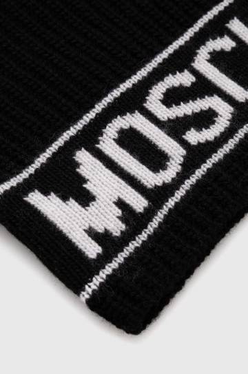 Шерстяной капор Moschino цвет чёрный M3136 65414 Шерстяной капор Moschino цвет чёрный M3136 65414