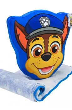 Детская игрушка-подушка с пледом Kids Hits Paw Patrol синяя, от 3 лет (KH70/001L)