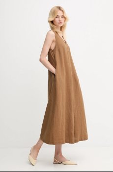 Льняное платье United Colors of Benetton