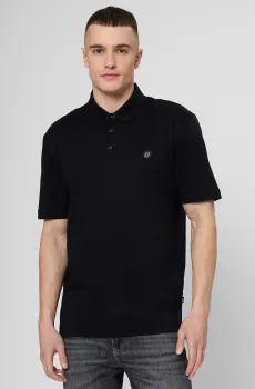 Мужское черное поло Черный XXL BOSS 50555829;001