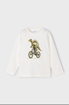 Хлопковый детский лонгслив Mayoral