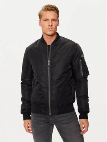 SCHOTT N.Y.C. Куртка бомбер AIRFORCERS Чорний Regular Fit SCHOTT N.Y.C. Куртка бомбер AIRFORCERS Чорний Regular Fit
