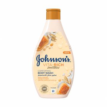 Ухаживающий гель для душа JOHNSON’S Vita Rich Смузи, с йогуртом, овсом и медом, 250 мл Ухаживающий гель для душа JOHNSON’S Vita Rich Смузи, с йогуртом, овсом и медом, 250 мл