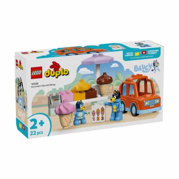 Конструктор LEGO Duplo Путешествие с мороженым с Блуи, 22 детали, от 2 лет (10458) Конструктор LEGO Duplo Путешествие с мороженым с Блуи, 22 детали, от 2 лет (10458)