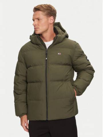 Tommy Jeans Пуховик Essential DM0DM19786 Зелений Regular Fit Tommy Jeans Пуховик Essential DM0DM19786 Зелений Regular Fit