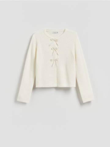 Reserved - Kardigan v vibučkami - нюдовий - 233GV-02X