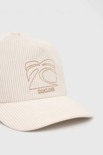 Кепка Quiksilver цвет бежевый с аппликацией Кепка Quiksilver цвет бежевый с аппликацией