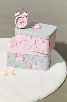 Набір з 2 шкатулок для прикрас - різнобарвний