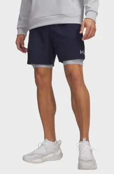 Мужские темно-синие шорты UA Vanish Wven Short 2.0 6in-BLU Синий S Under Armour 6009865-410