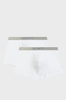 Мужские белые боксеры (2 шт) Белый XXL Atlantic 2BMH-012