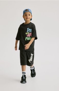 Reserved - Бавовняний комплект - чорний - 427HK-99X