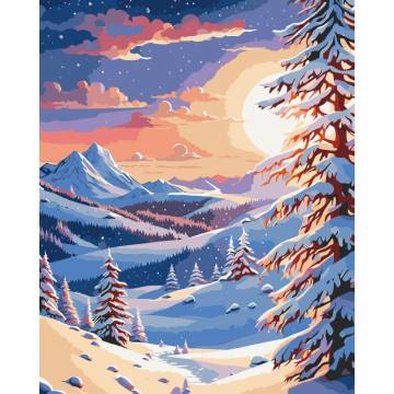 Картина за номерами Art Craft Зима в горах 40 х 50 см (11047-AC) Картина за номерами Art Craft Зима в горах 40 х 50 см (11047-AC)