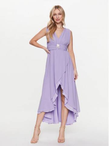 ViCOLO Коктейльна сукня TE0064 Фіолетовий Regular Fit ViCOLO Коктейльна сукня TE0064 Фіолетовий Regular Fit