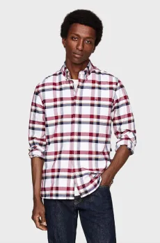 Мужская рубашка в клетку Разноцветный M Tommy Hilfiger MW0MW36818