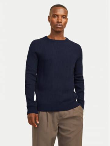 Jack&Jones Светр Pannel 12258471 Cиній Regular Fit Jack&Jones Светр Pannel 12258471 Cиній Regular Fit