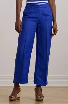 Льняные брюки Lauren Ralph Lauren