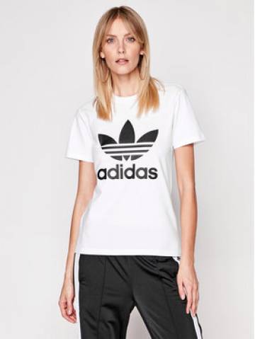 adidas Футболка adicolor Classics Trefoil GN2899 Білий Regular Fit adidas Футболка adicolor Classics Trefoil GN2899 Білий Regular Fit