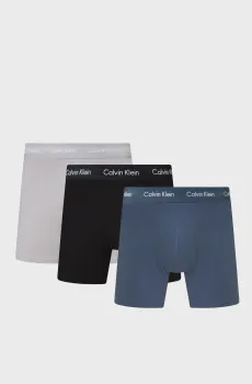 Мужские боксеры (3 шт) BOXER BRIEF Разноцветный S Calvin Klein 000NB1770A