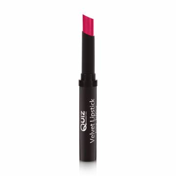 Стойкая помада для губ Quiz Cosmetics Velvet Lipstick Long Lasting 114 Berry Cute, 3 г Стойкая помада для губ Quiz Cosmetics Velvet Lipstick Long Lasting 114 Berry Cute, 3 г