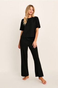 Піжамний комплект із двох предметів - чорний