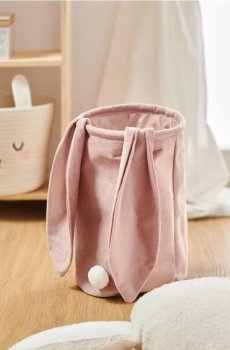 Плетений кошик для зберігання - рожевий