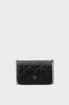 Женская черная сумка QUILTED Черный ONESIZE Calvin Klein LV04F3321G