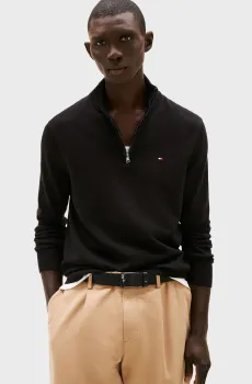 Мужская черная кофта ESSENTIAL Черный 3XL Tommy Hilfiger MW0MW37331