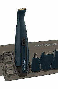 Триммер для бороды, усов и носа Rowenta Specialist 5 насадок, синий (TN3651F0)