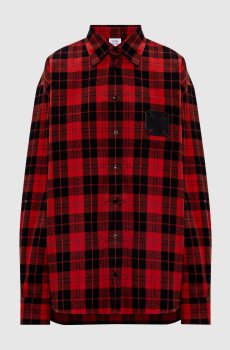 Красная рубашка в клетку