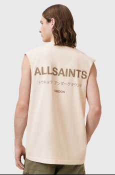 Хлопковый топ AllSaints UNDERGROUND