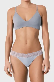 Женские голубые трусики Голубой L womensecret 873037