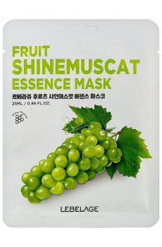 Тканевая маска для лица Lebelage Fruit Shinemuscat Essence Mask, 25 мл