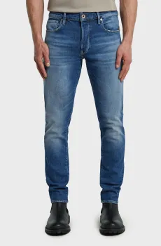 Мужские синие джинсы 3301 Slim Синий 32-32 G-Star RAW 51001,E106