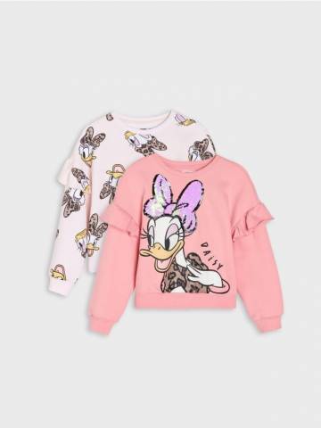 Світшот crewneck Daisy 2 pack - пильно-рожевий Світшот crewneck Daisy 2 pack - пильно-рожевий