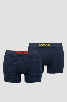 Мужские синие боксеры (2 шт) Синий S Levi’s® 701224650;001