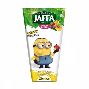 Детский сок JAFFA Minions Dave Мультивитамин, 200 мл Детский сок JAFFA Minions Dave Мультивитамин, 200 мл