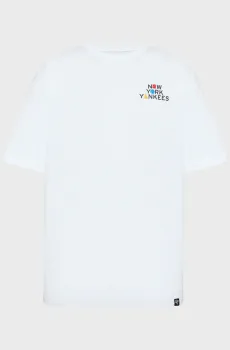 Белая футболка NEW YORK YANKEES PRIMARY PURPO (унисекс) Белый XL 47 Brand 646061WW-FS
