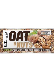 Протеиновый батончик BioTechUSA Oat & Nuts Bar Пекан и грецкий орех, 70 г