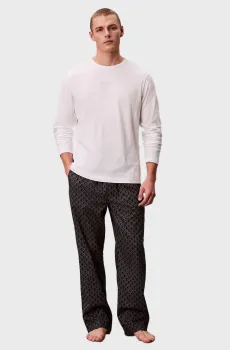 Мужская пижама (лонгслив, брюки) LS TEE Разноцветный XL Calvin Klein LV00NM2953