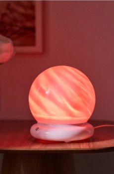 Декоративна LED-лампа для столу у формі кулі - білий