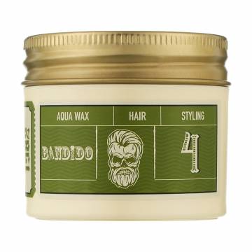 Мужской воск для укладки волос Bandido Aqua Wax 4 Light Green на водной основе, легкой фиксации, 125 мл